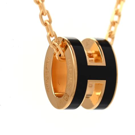 fake hermes gold h necklace|hermes necklace price.